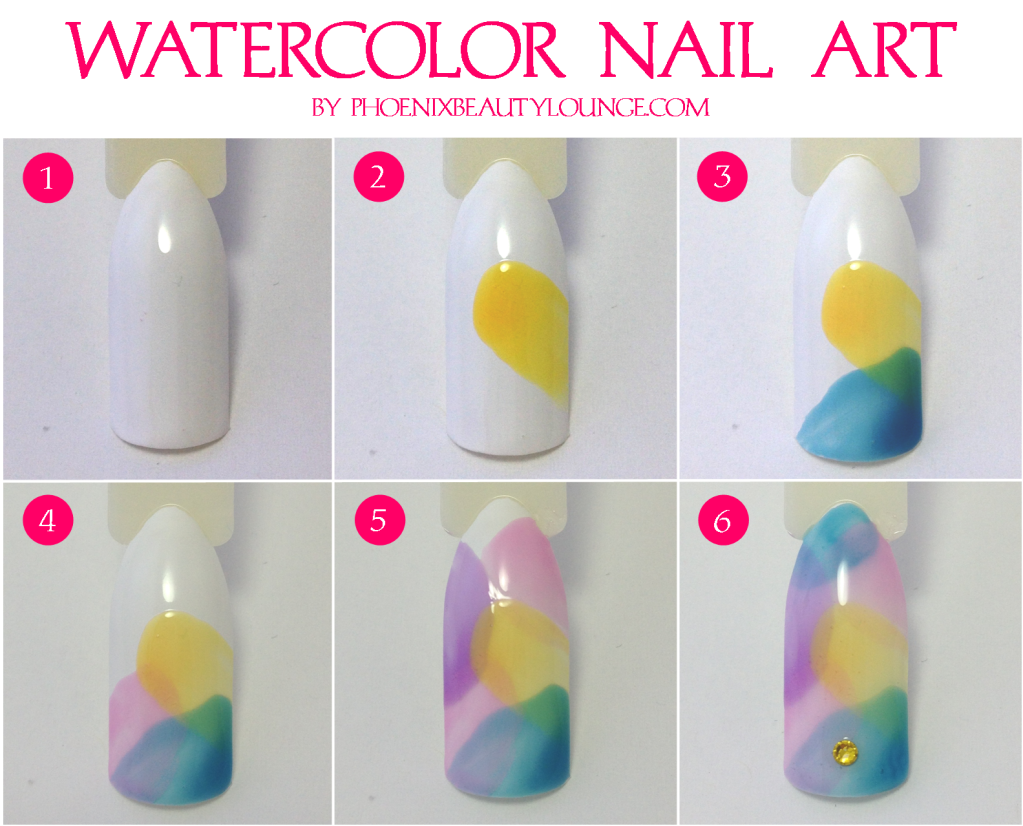 6. "Watercolor Mountain Nail Art Tutorial" - wide 5